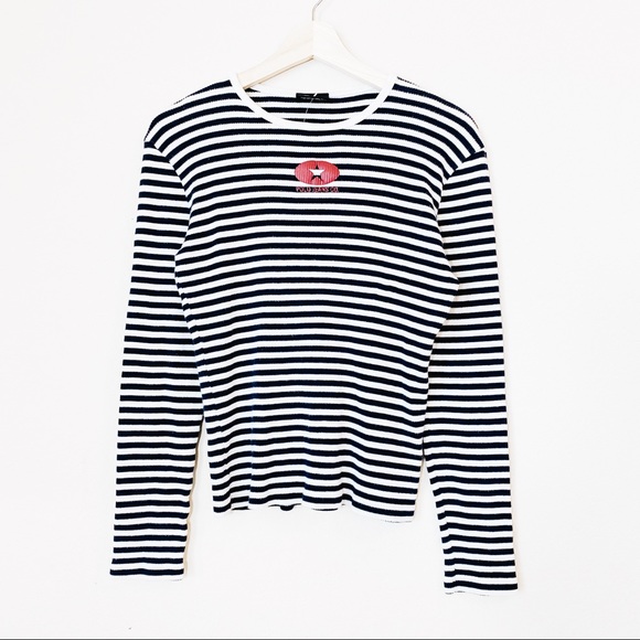 Polo Ralph Lauren Tops - Polo Jeans Knit Long Sleeve Graphic Tee S
